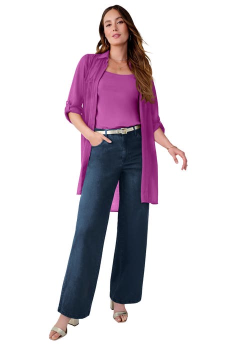 Sheer Georgette Mega Tunic (Plus)