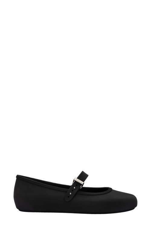 Melissa Soft Ballerina Flat In Black