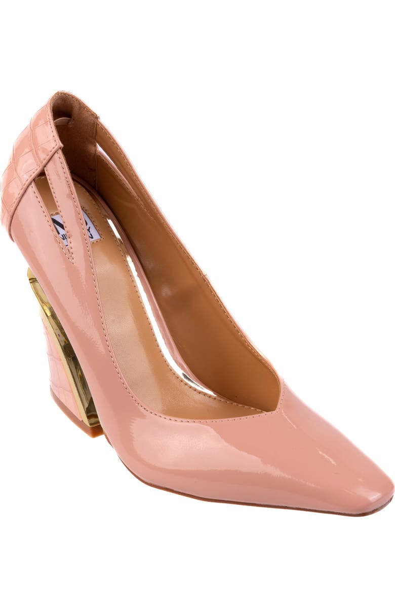 NINETY UNION Viper Block Heel Pump, Main, color, Blush