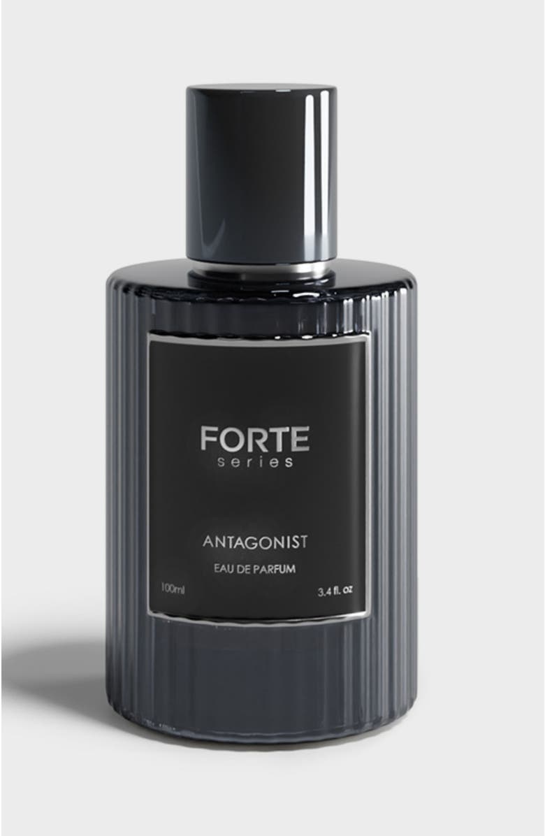 Forte Series Antagonist Eau de Parfum (3.4 oz), Woody & Leathery, Main, color, Black