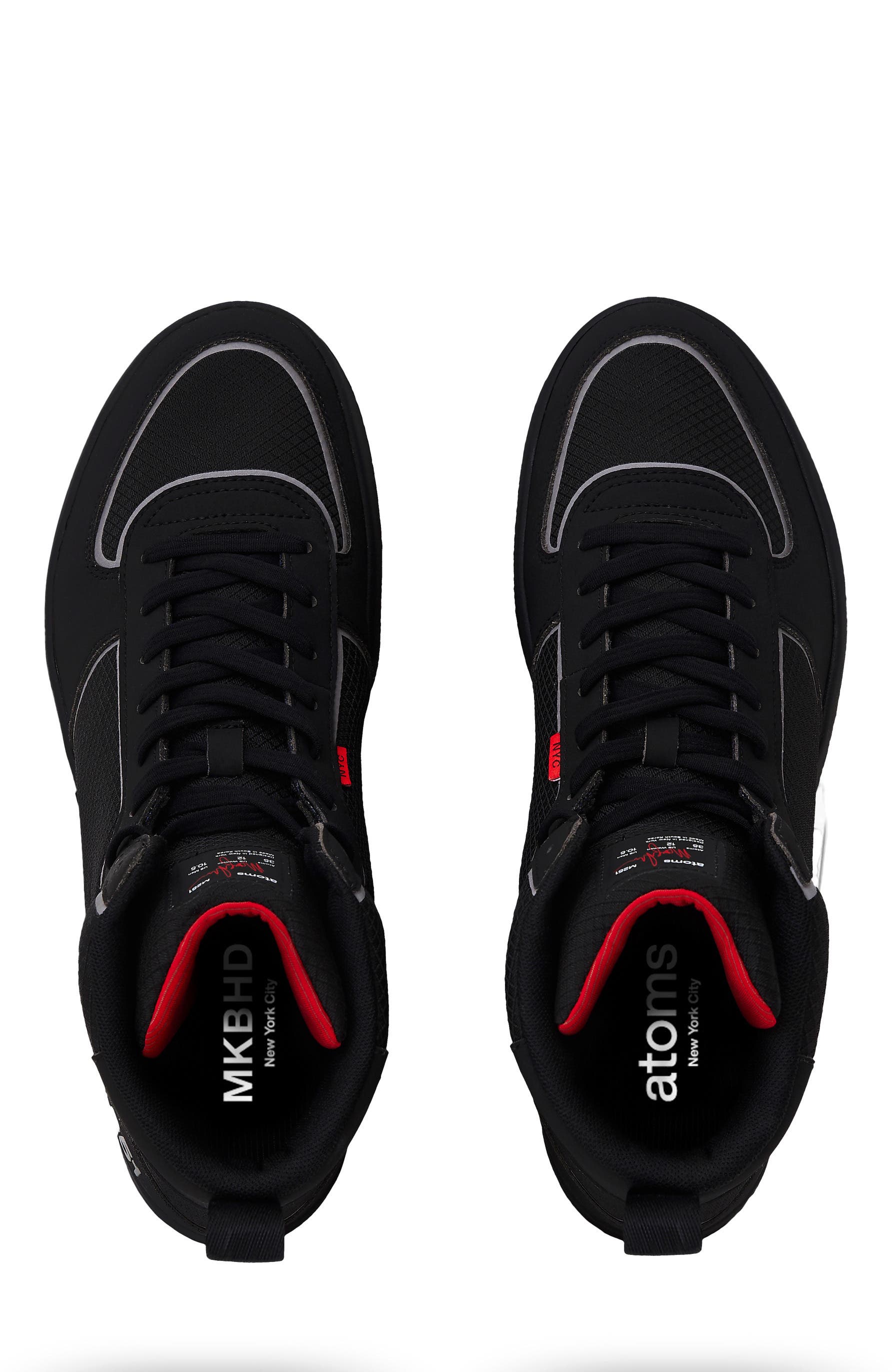 Atoms Model 251.1 Sneakers, Alternate, color, Matte Black