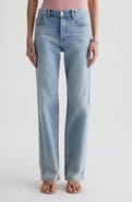 AG Sydney High Waist Relaxed Straight Leg Jeans