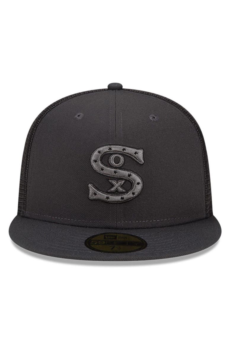 Men's New Era Graphite Chicago White Sox 2022 Batting Practice 59FIFTY Fitted Hat, Alternate, color, Graphite