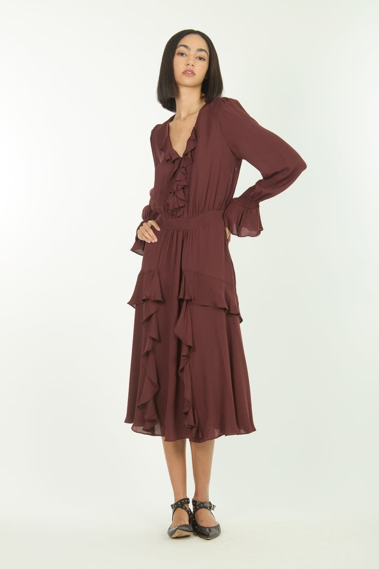 Warby Dress, Alternate, color, Mulberry