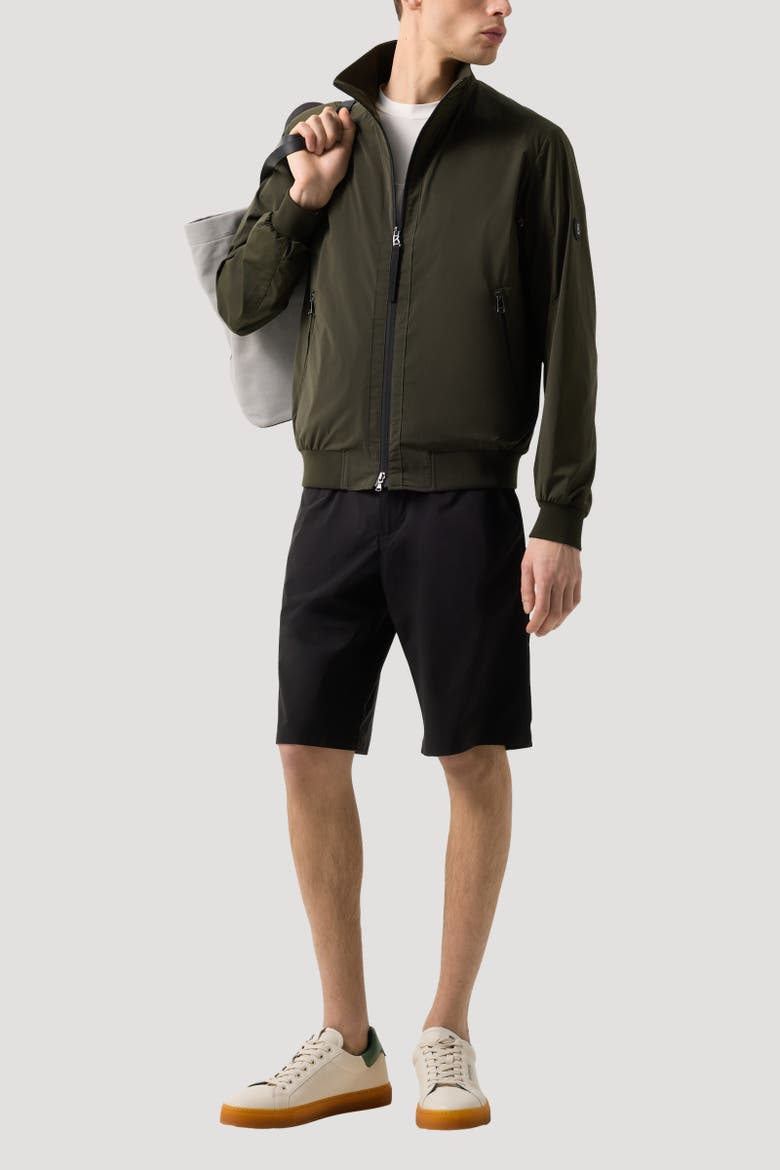 Jonas Tech Blouson, Alternate, color, Olive green