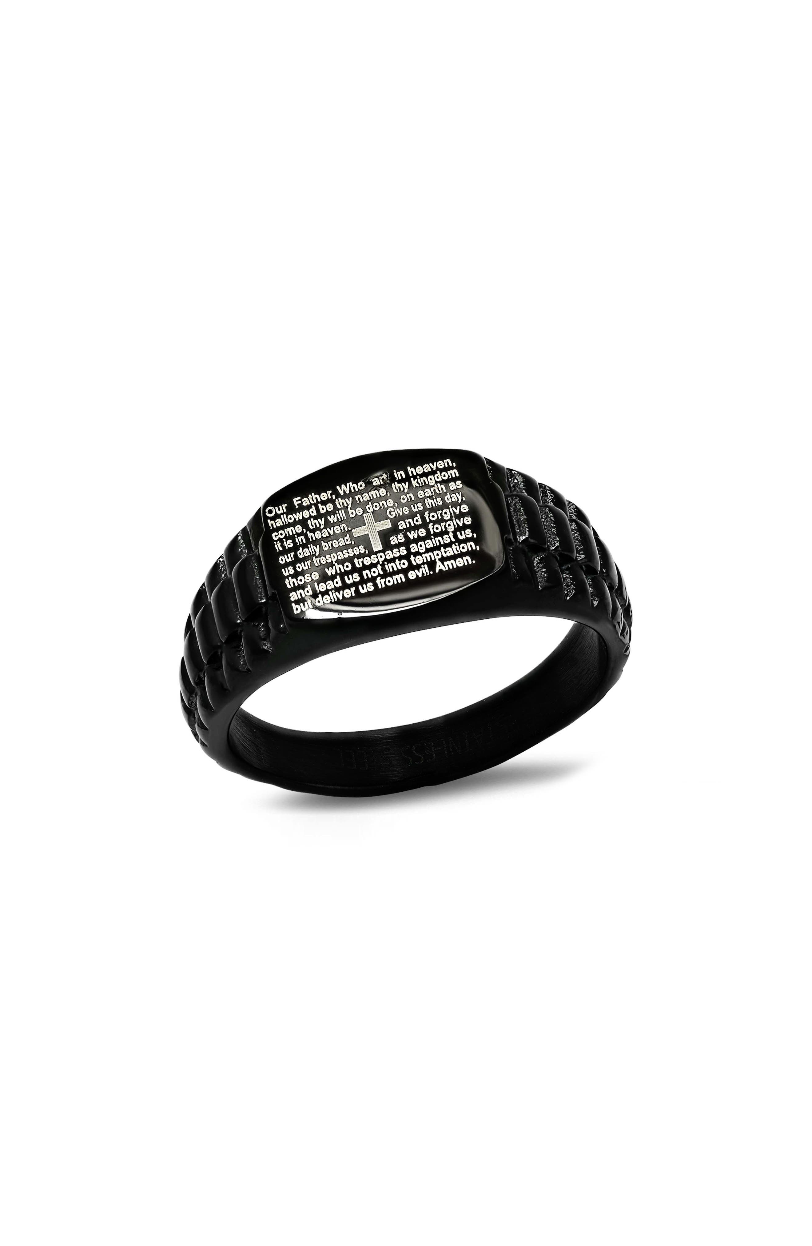 Our Father Signet Ring