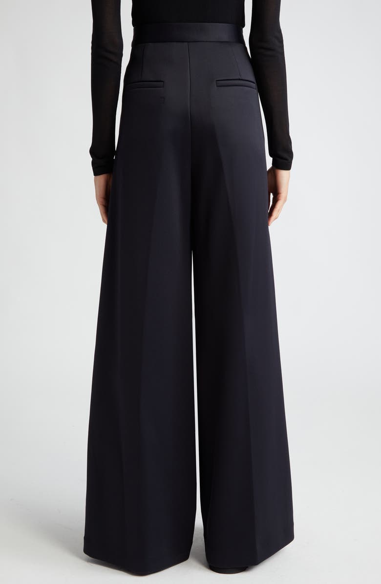 Max Mara Zinnia Ultrawide Leg Pants, Alternate, color, Black