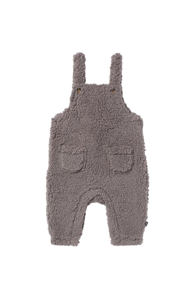 Modern Moments<sup>™</sup> by Gerber Microplush Overall & Shirt Set, Alternate, color, Medium Gray