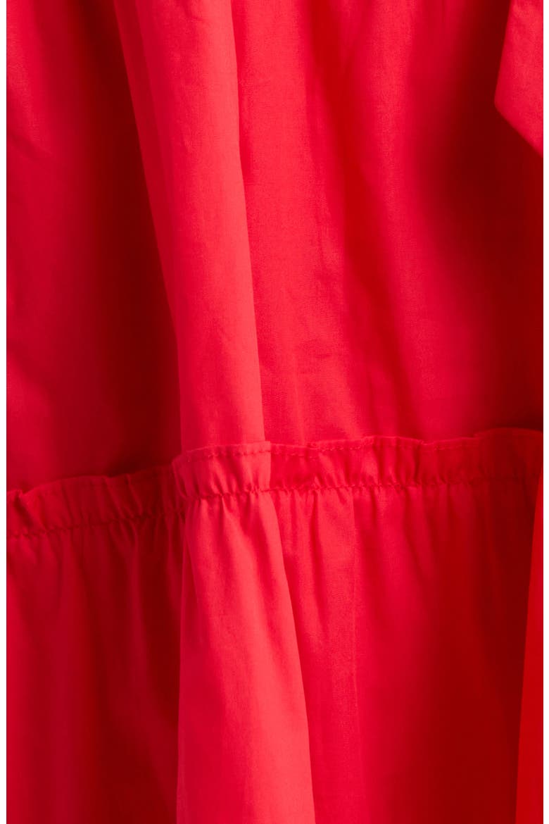 Blate Short Sleeve Shirtdress, Alternate, color, RED