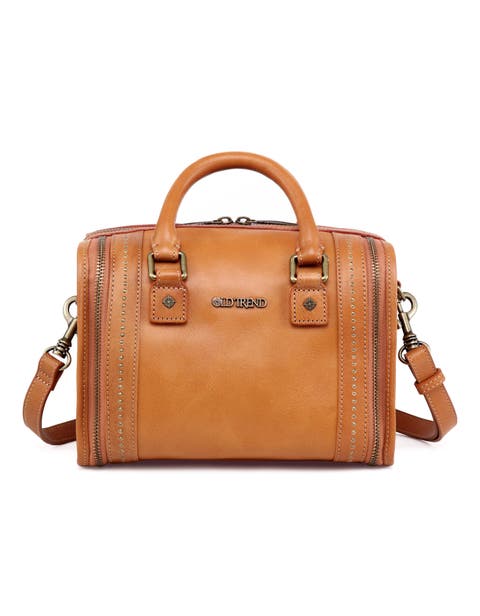 Mini Trunk Genuine Leather Structured Crossbody