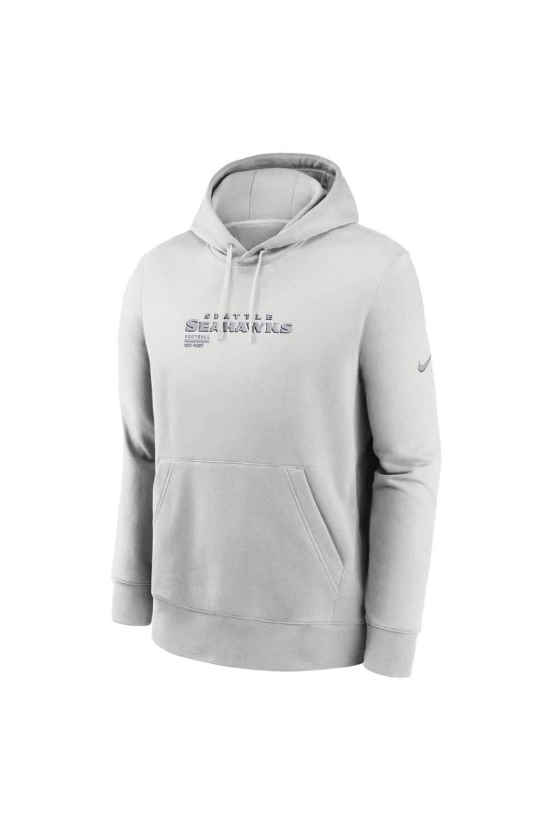 Men's Nike Gray Seattle Seahawks Edge Pack French Terry Club Pullover Hoodie, Alternate, color, Gray