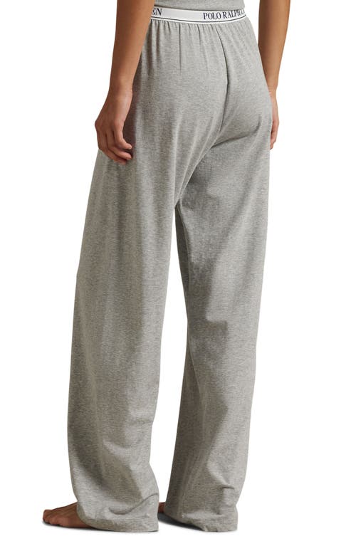Polo Ralph Lauren Cotton Blend Jersey Pajama Pants In Gray