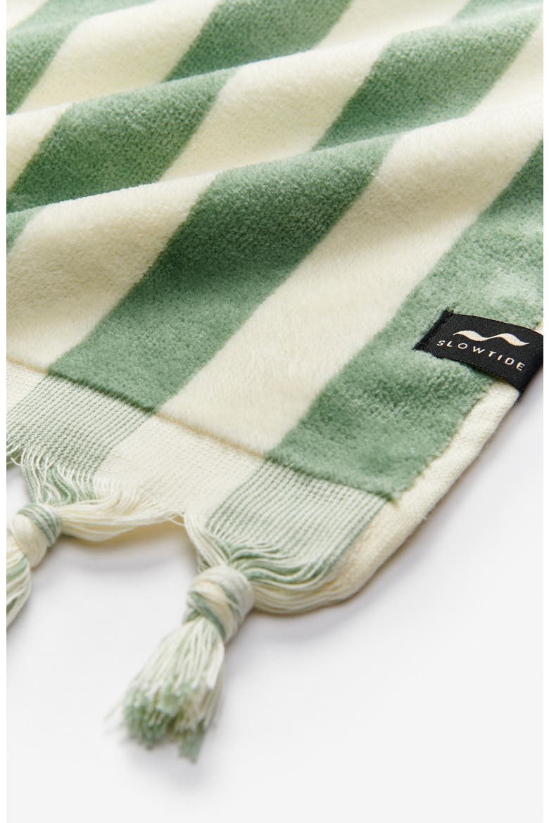 Cabana Striped Turkish Cotton Towel, Alternate, color, COASTAL MIST