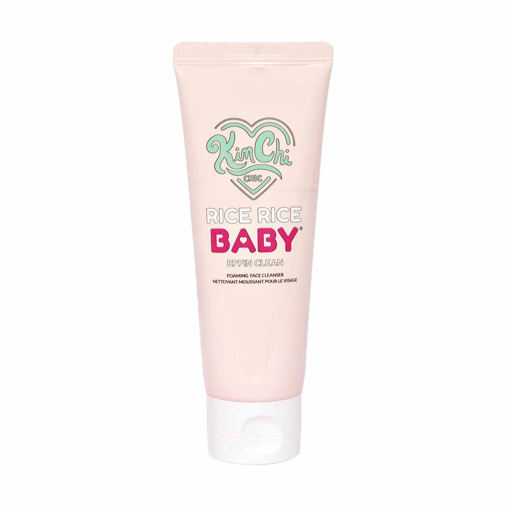 KIMCHI CHIC BEAUTY Rice Rice Baby Foaming Makeup Removing Face Wash 3.38oz 01 Effin Clean 