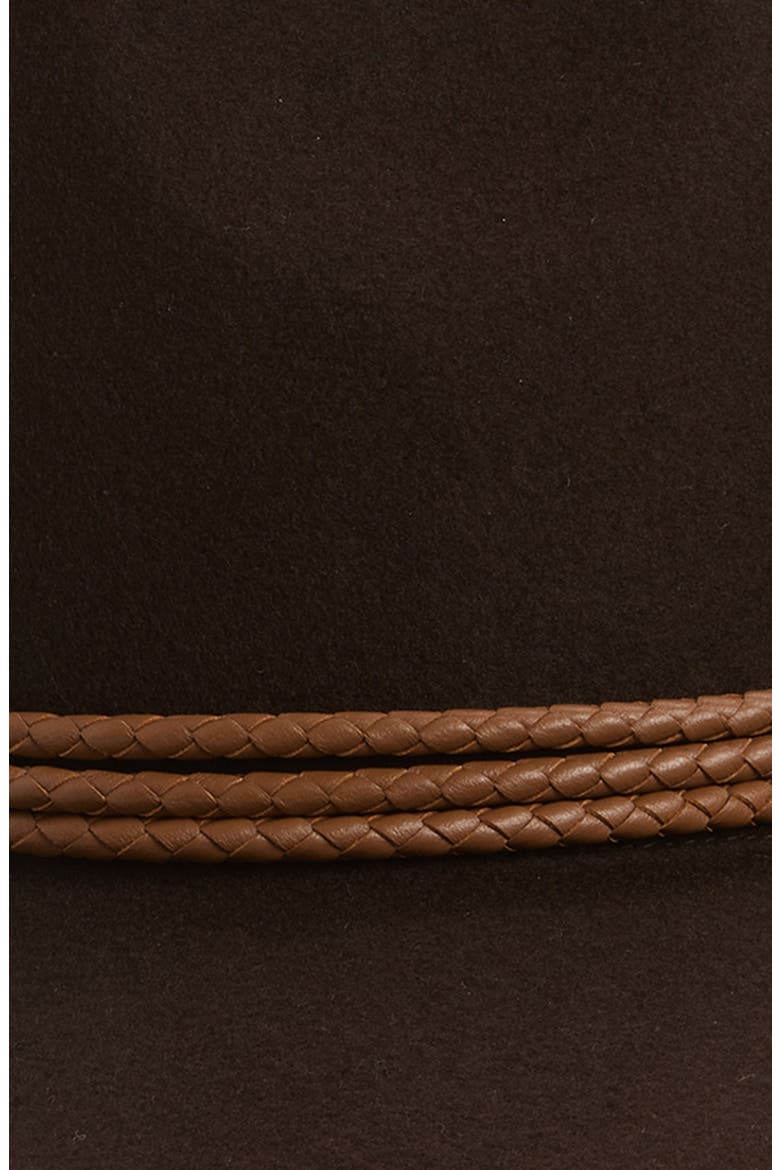 Wool Wide Brim Hat, Alternate, color, BROWN