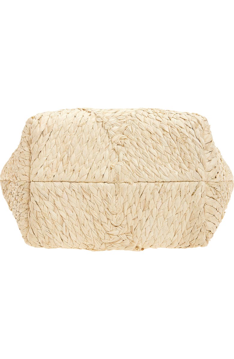 Pamela Munson The Petite Lulu Raffia Shoulder Bag, Alternate, color, Natural