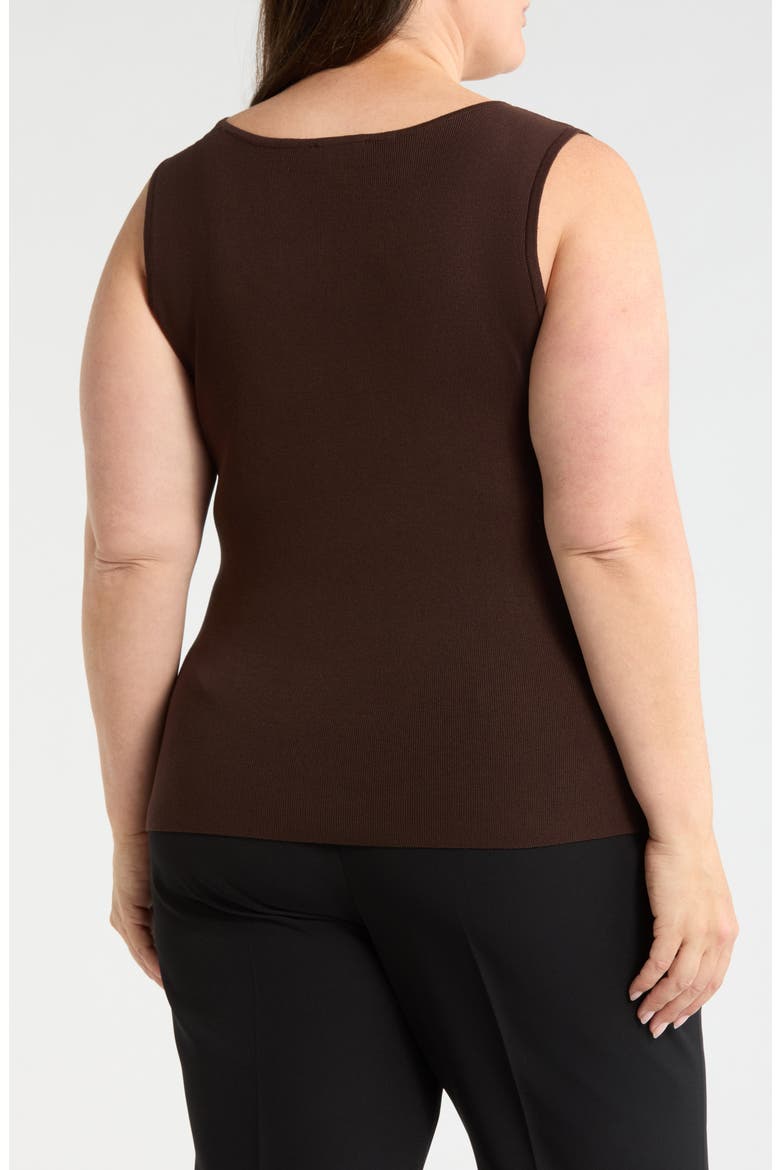 Scoop Neck Sweater Tank, Alternate, color, ESPRESSO