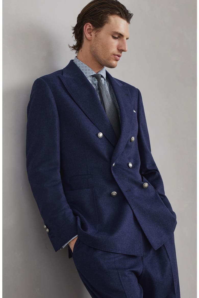 Uconstructed blazer, Alternate, color, Marine