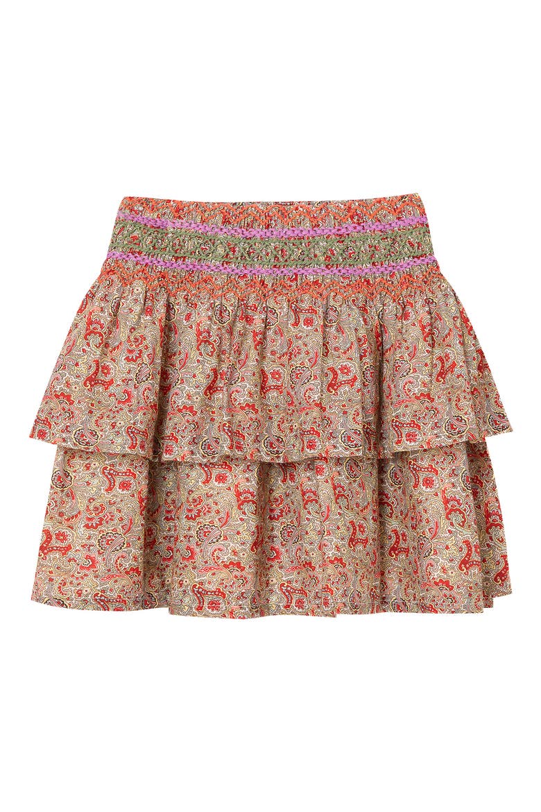 Kids' Smocked Waist Skirt, Alternate, color, PRINT