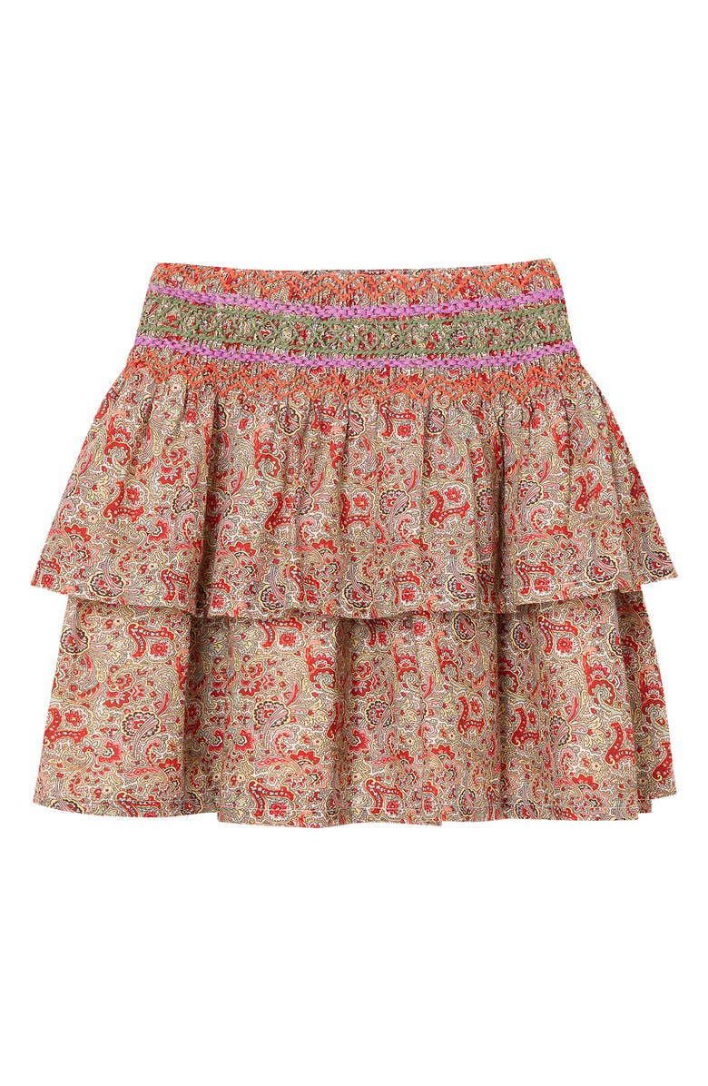 Peek Aren't You Curious Kids' Smocked Waist Skirt, Alternate, color,