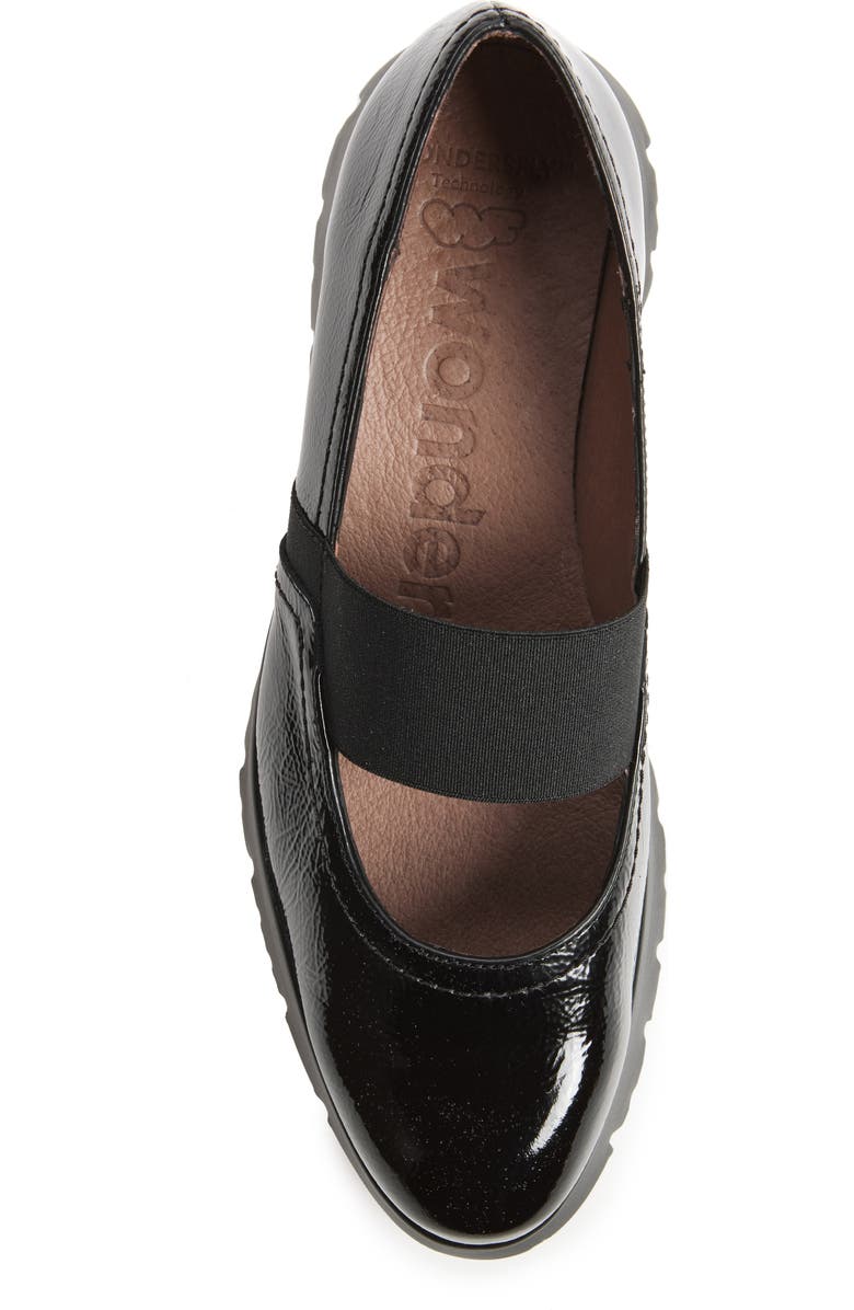 Wonders Platform Mary Jane Loafer, Alternate, color,