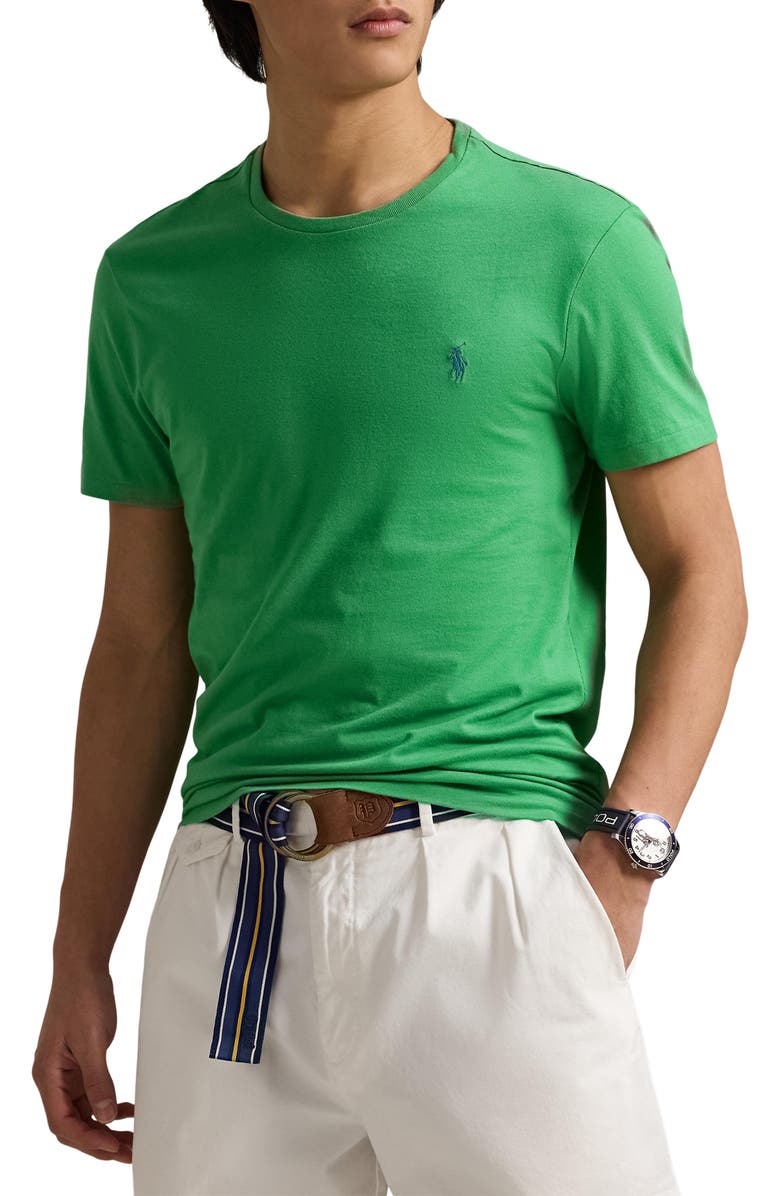 Polo Ralph Lauren Classic Fit Jersey Crewneck T-Shirt, Main, color,