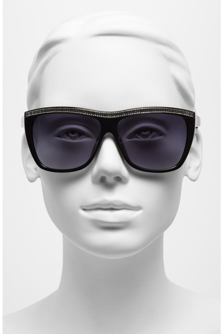 'Miranda' 59mm Sunglasses, Alternate, color, BLACK