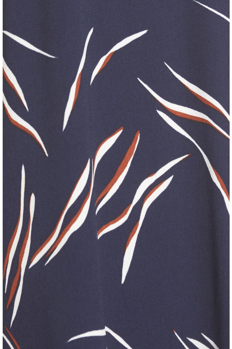 A-Line Dress, Alternate, color, NAVY- RUST MARKED GEO