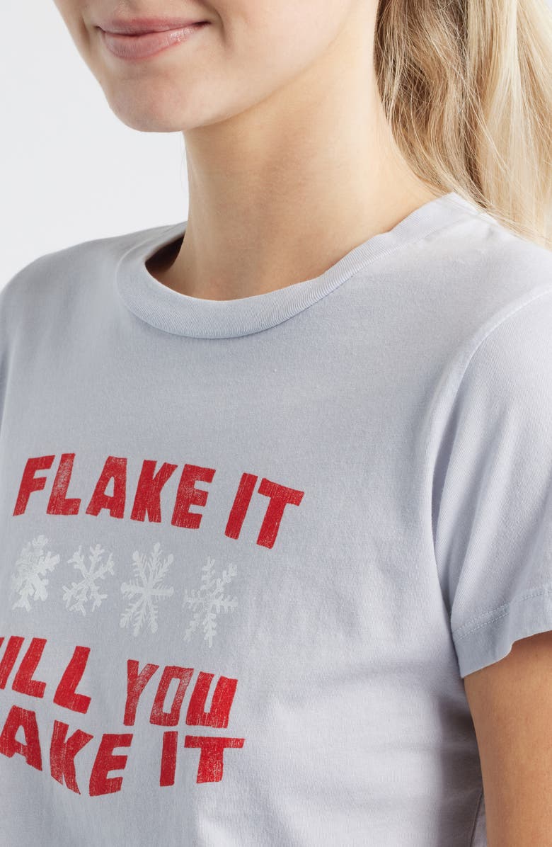Daydreamer Flake It till You Make It Cotton Graphic T-Shirt, Alternate, color, Light Dusk