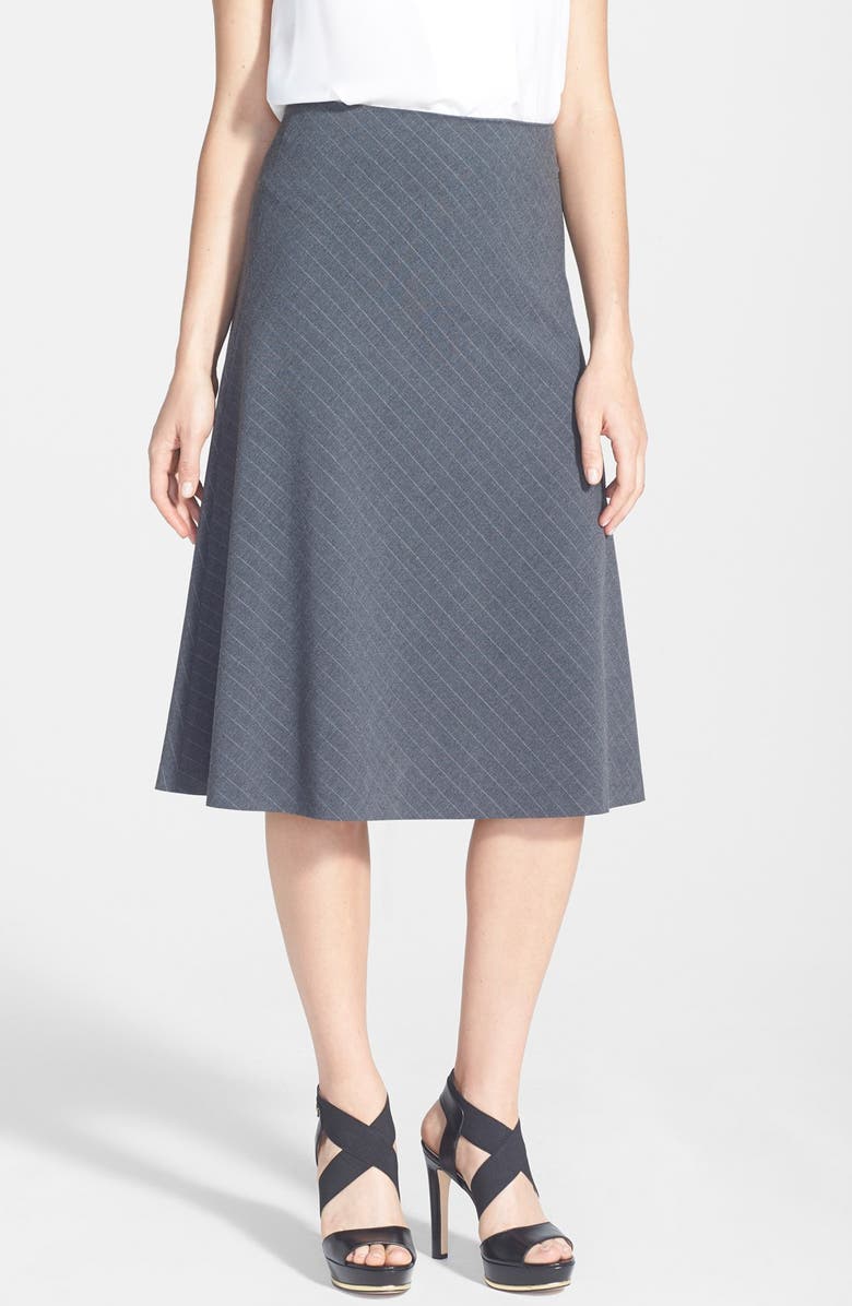 Vince Camuto Side Zip Bias Cut Flare Skirt, Main, color, 