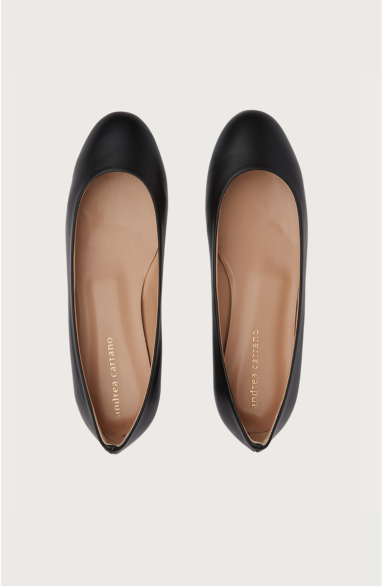 Andrea Carrano Shoes Baby Ballet Flat, Alternate, color, Black Leather