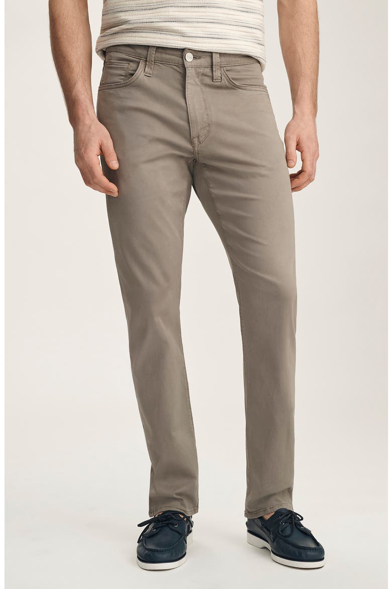 Courage Straight Leg Stretch Twill Pants, Main, color, WOOD TWILL