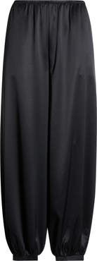 Reformation Aven Cuffed Satin Pants