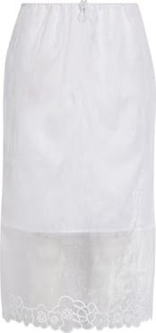 Cecilie Bahnsen Bria Liquid Myrtia Sheer Midi Skirt