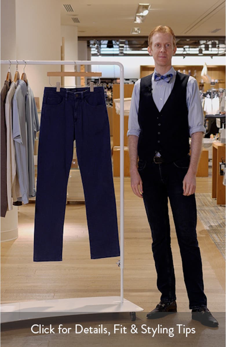 Charisma Stretch Cotton Straight Leg Pants, sales video thumbnail