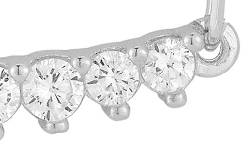 Chloe & Madison Chloe And Madison Cubic Zirconia Bar Necklace In Silver