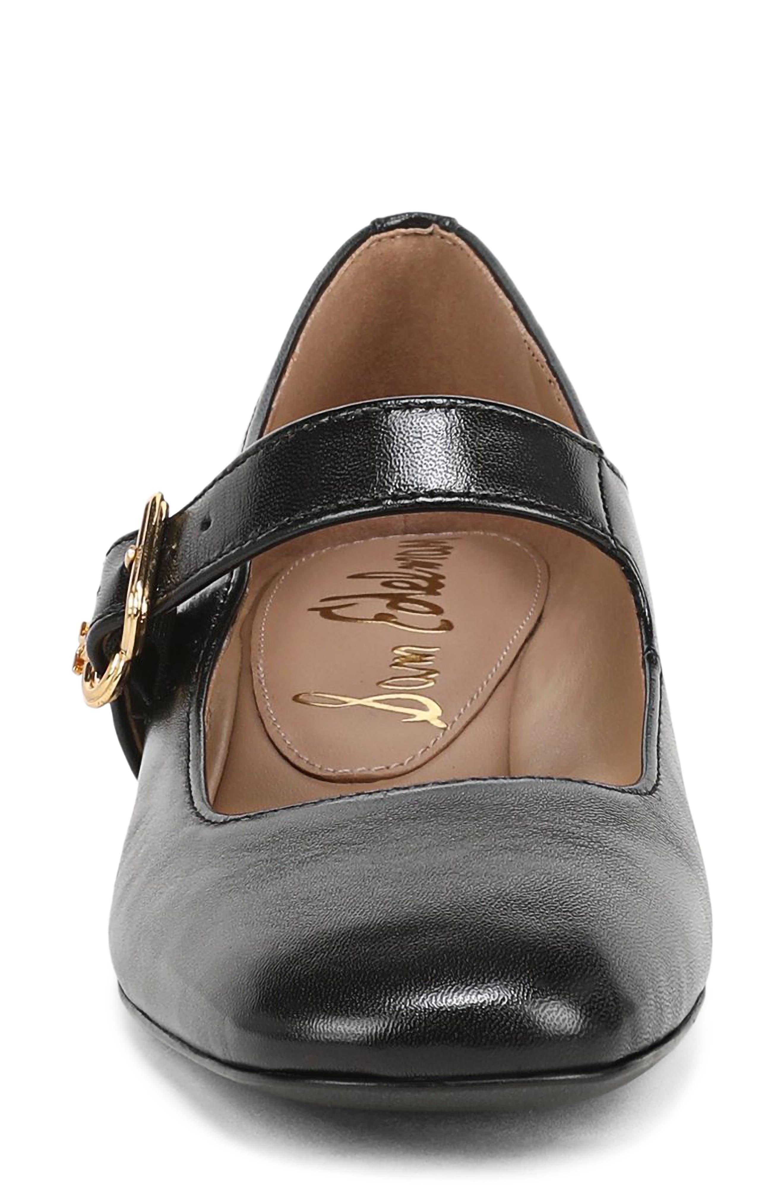Betsey Mary Jane Flat, Alternate, color, BLACK