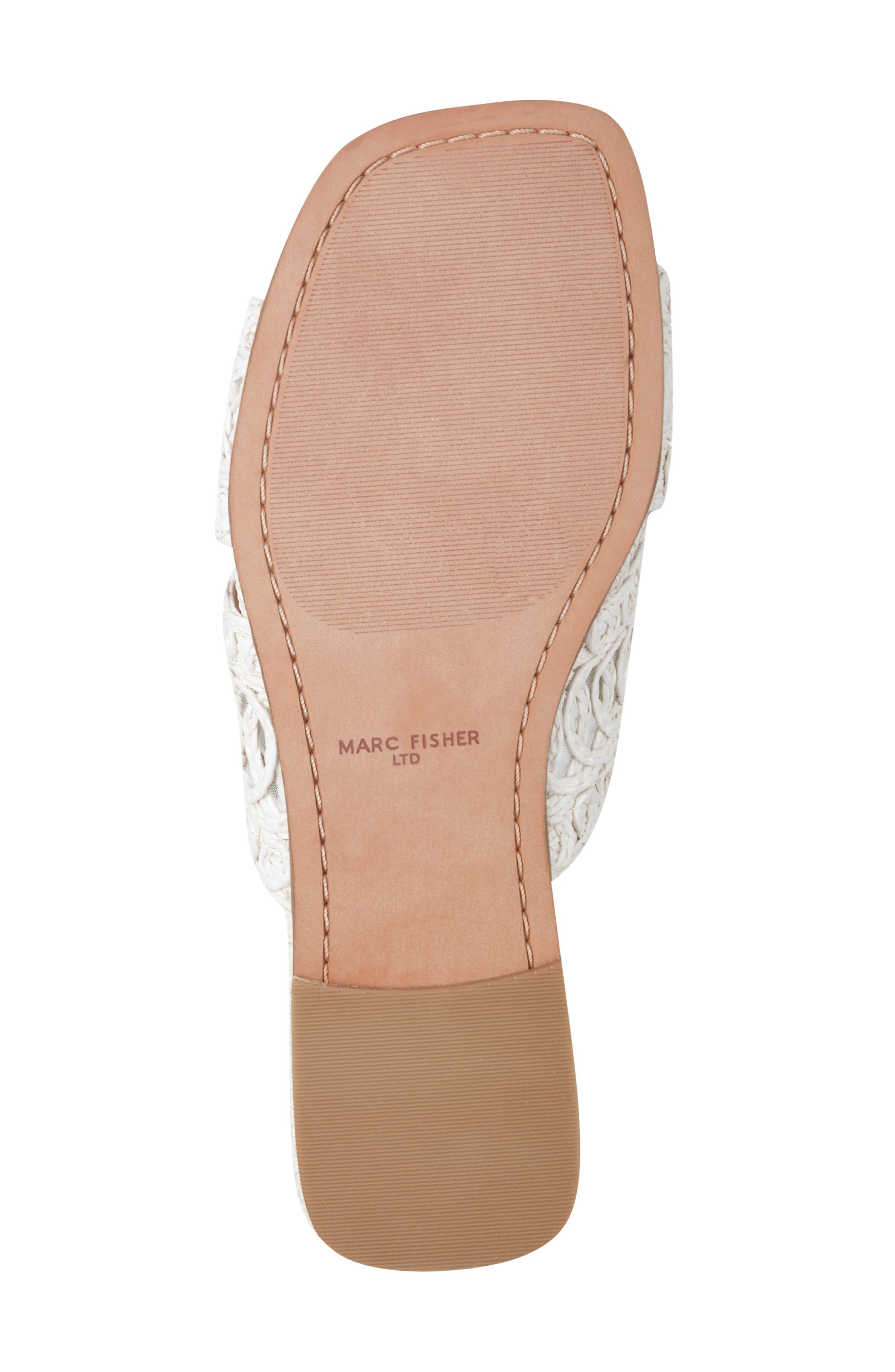 Marc Fisher Nalany Slide Sandal, Alternate, color, White