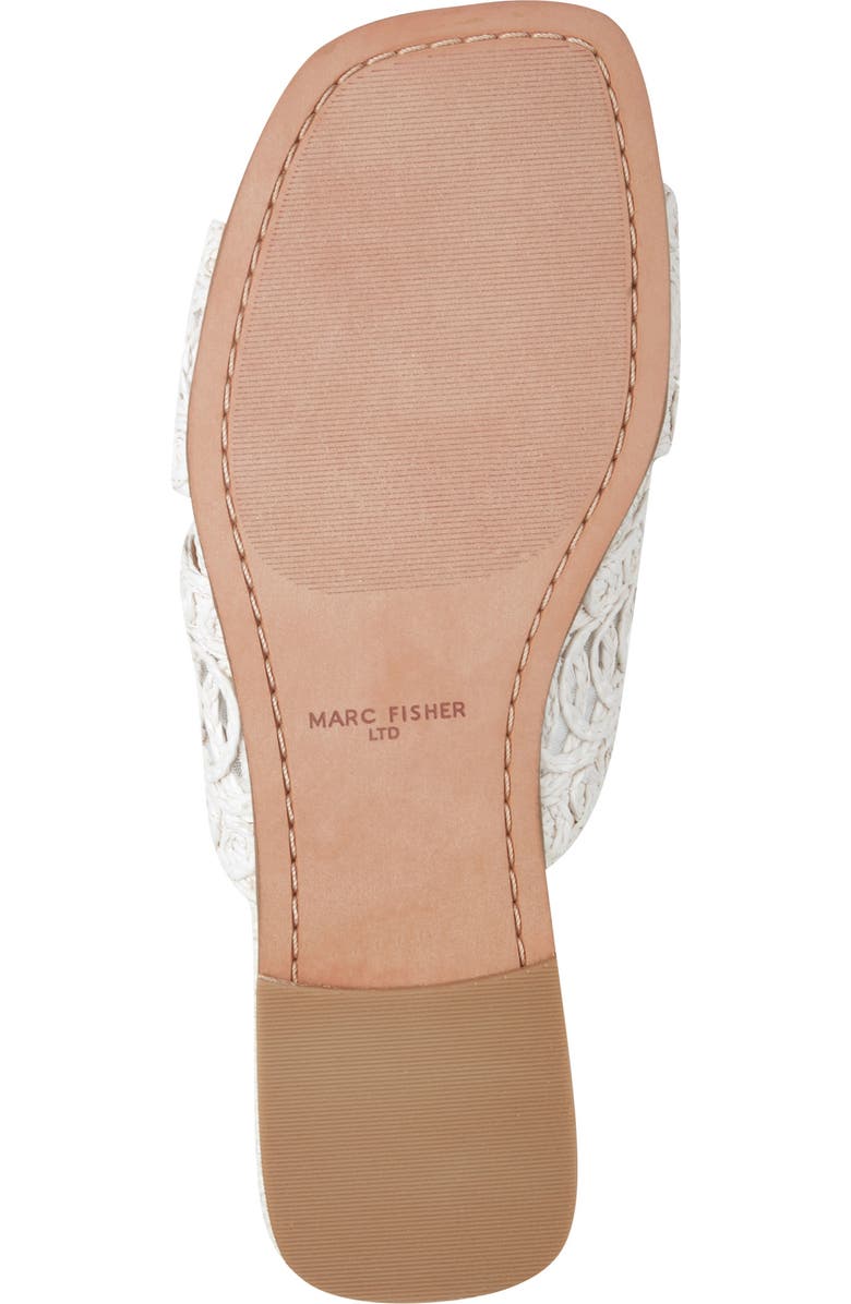 Marc Fisher Nalany Slide Sandal, Alternate, color, White