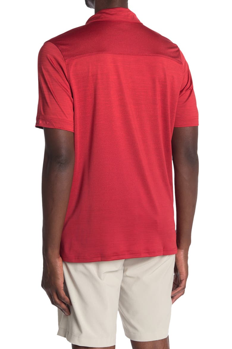 Gradient Gravity 2.0 Polo, Alternate, color, POPPY/DEEP RED HTHR