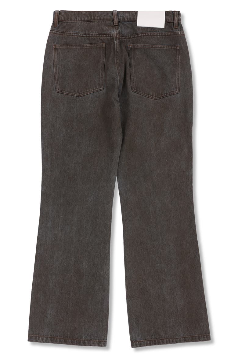 Spray Bootcut Jeans, Alternate, color, BROWN