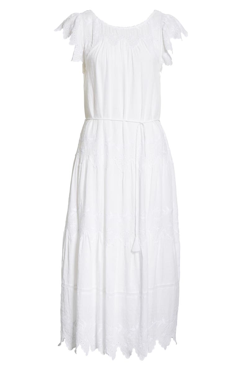 La Vie Rebecca Taylor Embroidered Voile Dress, Alternate, color, 