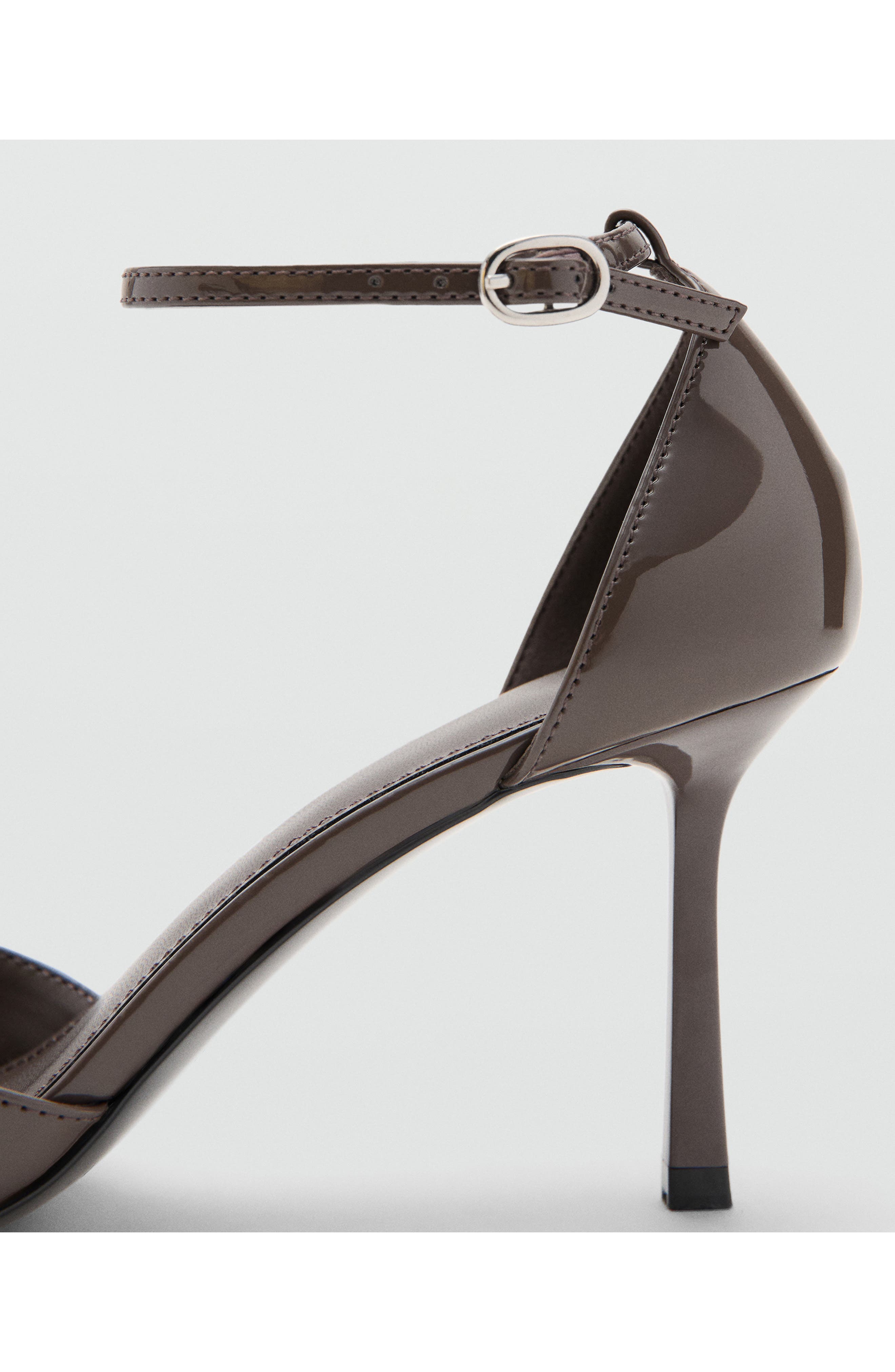 MANGO Pointed Toe Ankle Strap Pump, Alternate, color, 