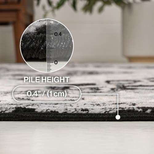 Jonathan Y Modern Persian Vintage Medallion Area Rug In Gray