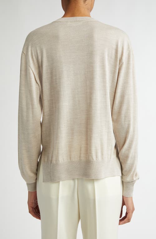 Shop Jil Sander Dolman Sleeve Top In Latte