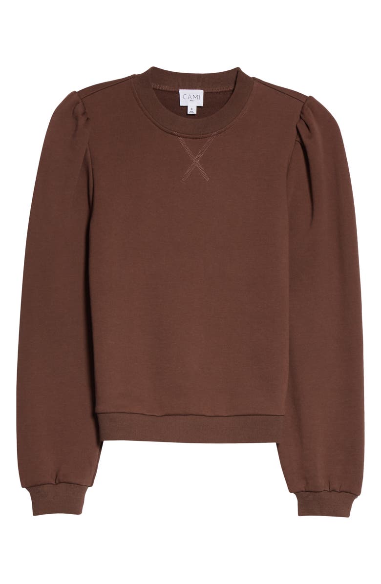 CAMI NYC Roberta Puff Sleeve Sweatshirt, Alternate, color,