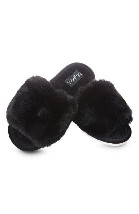 The Bette Plush Faux Fur Slipper (Women)