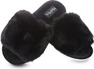 MeMoi The Bette Plush Faux Fur Slipper