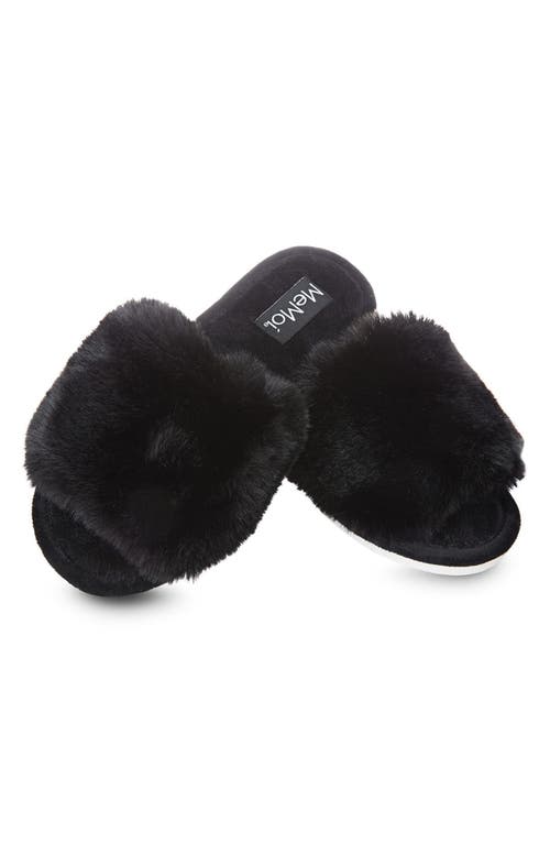 Memoi The Bette Plush Faux Fur Slipper