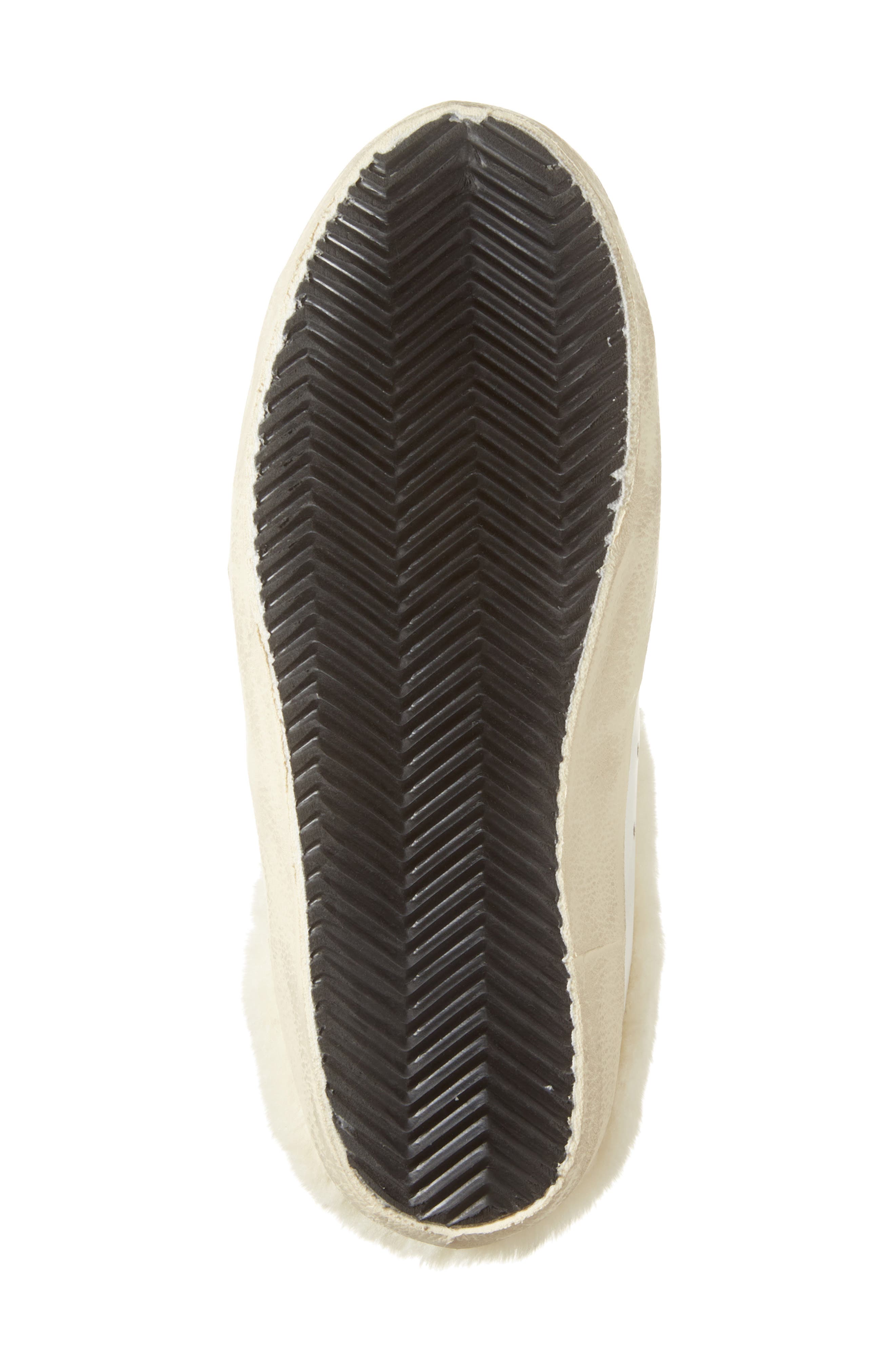 Golden Goose Super-Star Sabot Geniune Shearling Mule Sneaker, Alternate, color, White/ Leopard/ Beige